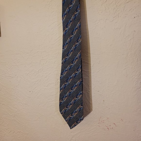 Vintage Missoni Uomo Patterned Silk Tie - Picture 1 of 3